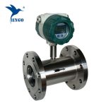 sensor de medidor de fluxo de turbina de água deionizada de aço inoxidável