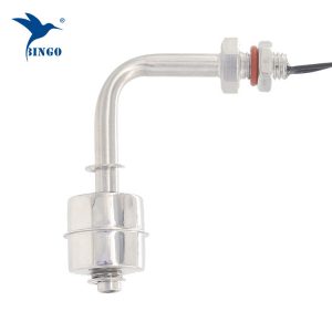 ângulo interruptor de bóia miniatura sensor de nível de água líquido haste de aço inoxidável dc100v m10x1 5mm masculino
